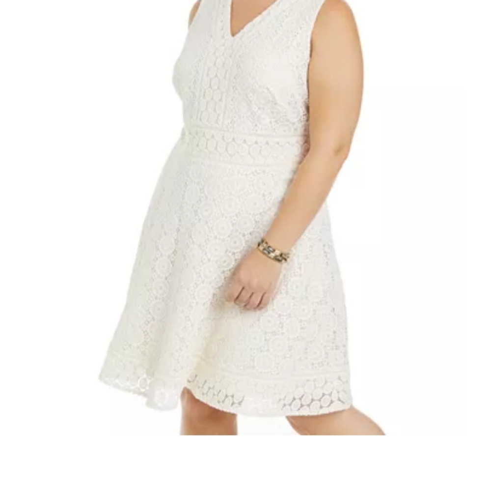 Lace fit & flare dress (Plus size 4x)